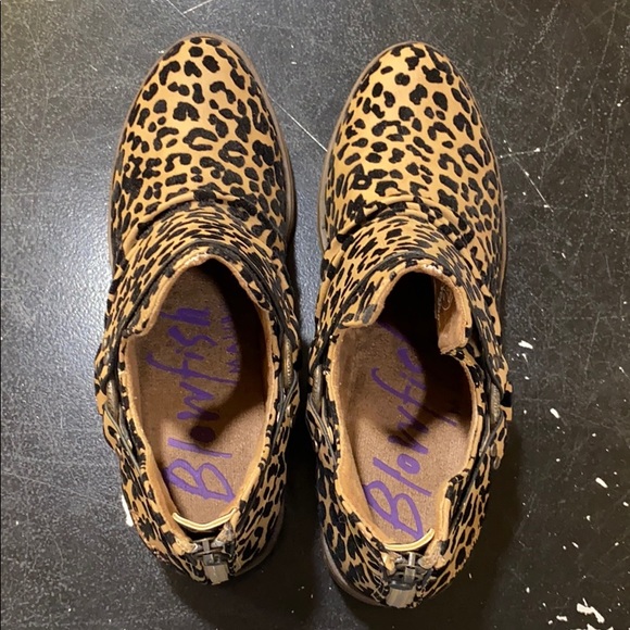 blowfish cheetah print shoes
